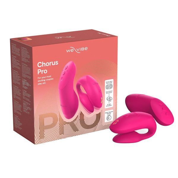 Смарт-вібратор для пар We-Vibe Chorus Pro Electric Pink &mdash; вібратор для пар, фото | купити онлайн у Ass In Bath