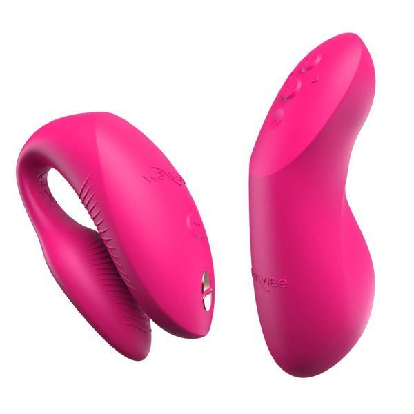 Смарт-вібратор для пар We-Vibe Chorus Pro Electric Pink &mdash; вібратор для пар, фото | купити онлайн у Ass In Bath