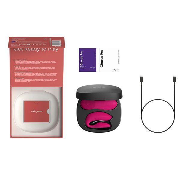Смарт-вібратор для пар We-Vibe Chorus Pro Electric Pink &mdash; вібратор для пар, фото | купити онлайн у Ass In Bath
