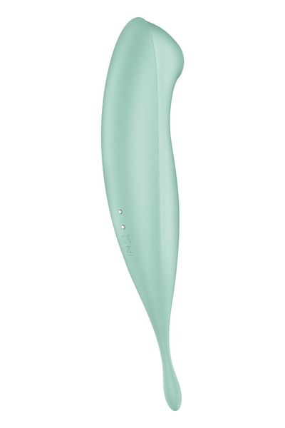 Смарт-вібратор для клітора з вакуумною стимуляцією Satisfyer Twirling Pro+ Mint