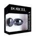 Металева анальна пробка з кристалом Dorcel Diamond Plug Black S 7