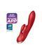 Смарт вібратор кролик із подвійним відростком Satisfyer Double Flex Red &mdash; Вібратори-кролики, фото | купити онлайн у Ass In Bath