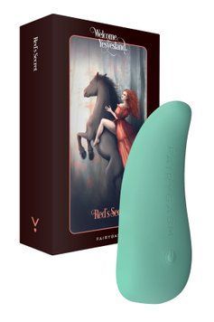 Вібратор-язичок FairyGasm ThrillLeaf green &mdash; міні-вібратор, фото | купити онлайн у Ass In Bath