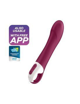 Смарт-вібратор точки G Satisfyer Big Heat з функцією підігріву &mdash; вібратор для точки G, фото | купити онлайн у Ass In Bath