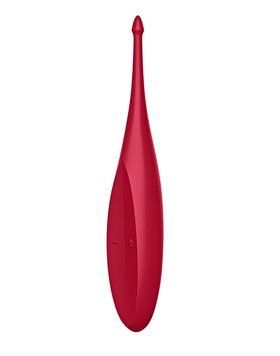 Вібратор для клітора Satisfyer Twirling Fun Poppy Red &mdash; міні-вібратор, фото | купити онлайн у Ass In Bath