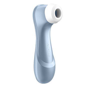 Вакуумний кліторальний стимулятор Satisfyer Pro 2 Blue &mdash; вакуумний вібратор, фото товару | купити в магазині Ass In Bath