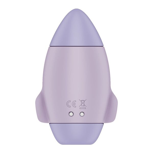 Вакуумний стимулятор з вібрацією Satisfyer Mission Control Violet, 2 незалежні мотори