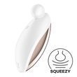 Вібратор для зовнішньої стимуляції Satisfyer Spot On 2 White, дуже потужний, гнучкий відросток