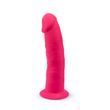 Фалоімітатор SilexD Henry Pink (MODEL 2 size 7.5in), двошаровий, силікон + Silexpan, діаметр 4,8 см