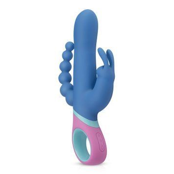 Вібратор-кролик з ротацією и анальним стимулятором PMV20 Vice - Double Vibrator &mdash; Вібратори-кролики, фото | купити онлайн у Ass In Bath