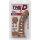 Фаллоимитатор Doc Johnson The D - Ragin D - 9 Inch With Balls - ULTRASKYN - Caramel, диаметр 5,1см 2