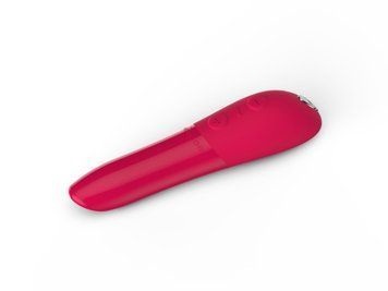 Потужна віброкуля Tango X Cherry Red by We-Vibe, 7 режимів вібрації, 8 рівнів інтенсивності &mdash; міні-вібратор, фото | купити онлайн у Ass In Bath