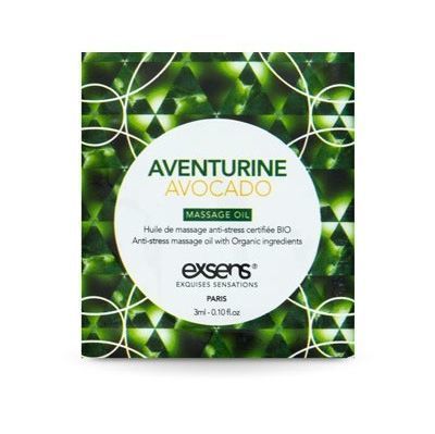 Пробник масажної олії EXSENS Anti-Stress Aventurine Avocado 3мл