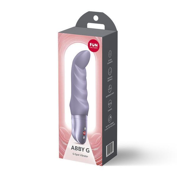Вібратор для точки G Fun Factory Abby G Light Violet, 10 режимів роботи, на батарейках &mdash; вібратор для точки G, фото | купити онлайн у Ass In Bath