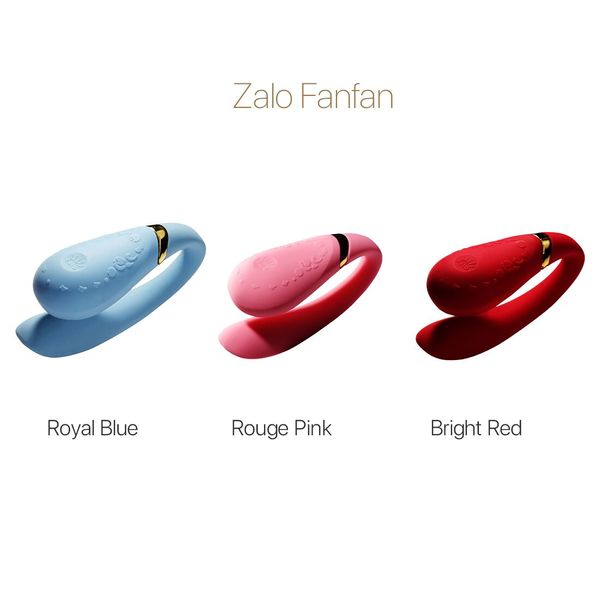 Смартвібратор для пар Zalo — Fanfan Bright Red