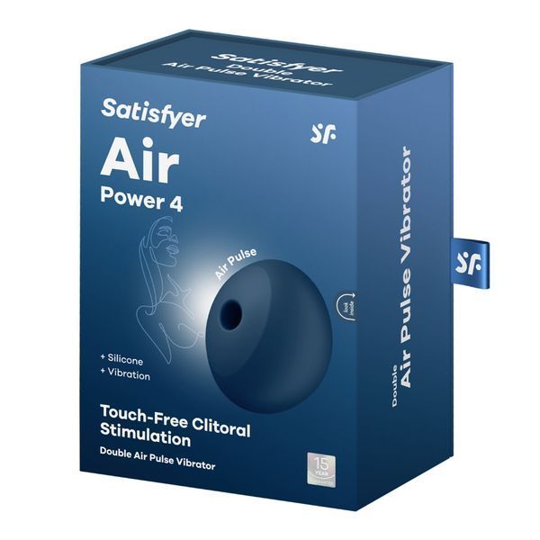 Вакуумний стимулятор з вібрацією Satisfyer Air Power 4, потужний та тихий &mdash; вакуумний вібратор, фото товару | купити в магазині Ass In Bath