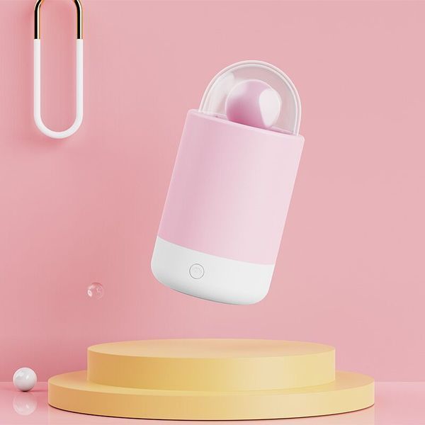 Вібратор-цукерка на паличці KISSTOY Pink Pop, зарядний кейс-нічник, 10 режимів вібрації &mdash; міні-вібратор, фото | купити онлайн у Ass In Bath