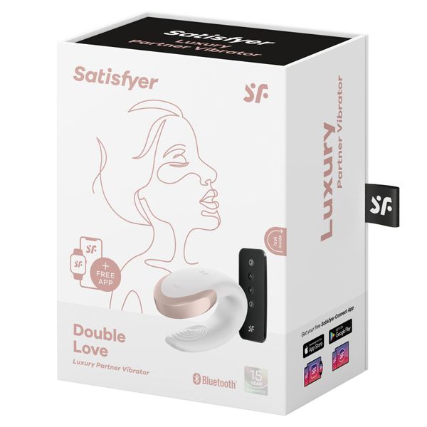 Смарт-вібратор для пар Satisfyer Double Love (White)