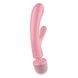 Вібратор-кролик з вібромасажером Satisfyer Triple Lover Pink, 3 мотори 4