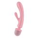 Вібратор-кролик з вібромасажером Satisfyer Triple Lover Pink, 3 мотори 2