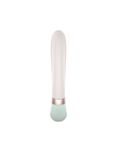 Смарт вібратор-кролик із підігрівом Satisfyer Heat Wave Mint