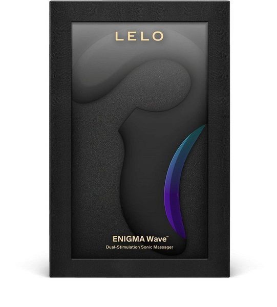 Кліторально-вагінальний звуковий стимулятор LELO Enigma WAVE Black, 3 типи стимуляції &mdash; вакуумний вібратор, фото товару | купити в магазині Ass In Bath
