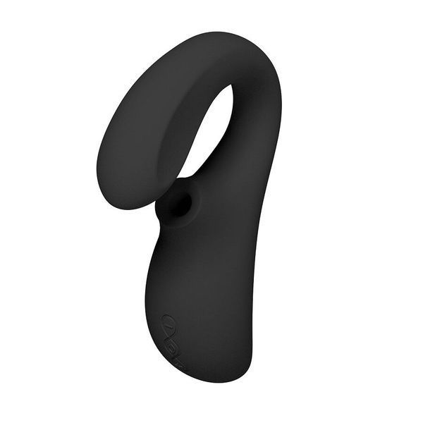 Кліторально-вагінальний звуковий стимулятор LELO Enigma WAVE Black, 3 типи стимуляції &mdash; вакуумний вібратор, фото товару | купити в магазині Ass In Bath