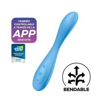 Універсальний смарт-вібратор Satisfyer G-Spot Flex 4, гнучкий стовбур із фіксацією положення &mdash; вібратор для точки G, фото | купити онлайн у Ass In Bath