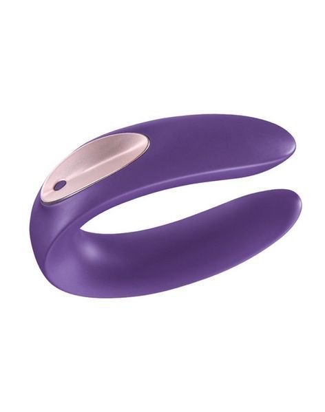 Вібратор для пар Satisfyer Double Plus Remote з пультом ДК та двома моторчиками &mdash; вібратор для пар, фото | купити онлайн у Ass In Bath