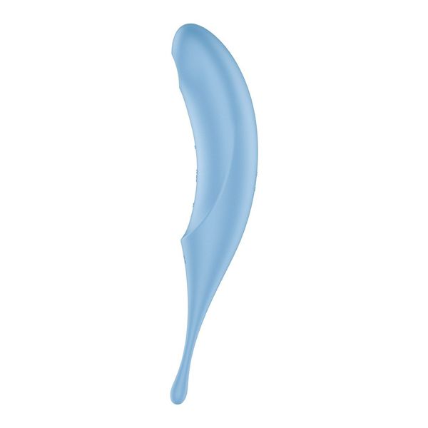 Вібратор для клітора з вакуумною стимуляцією Satisfyer Twirling Pro Blue