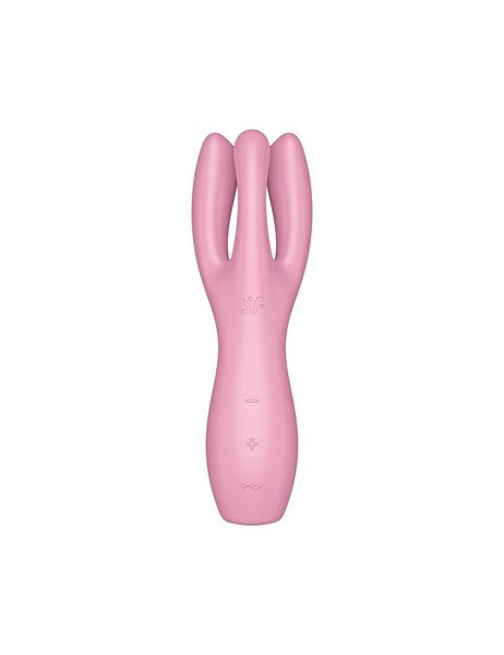 Клиторальный вибратор Satisfyer Threesome 3 Pink с тремя пальчиками