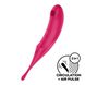 Вібратор для клітора з вакуумною стимуляцією Satisfyer Twirling Pro Red 1