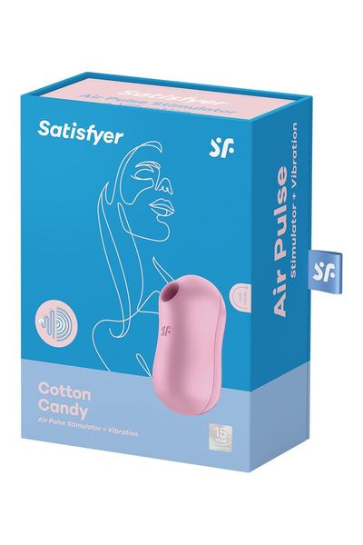 Вакуумный стимулятор с вибрацией Satisfyer Cotton Candy Lilac