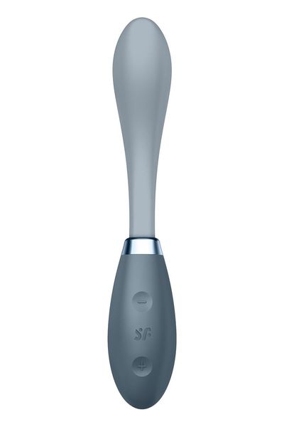 Вібратор Satisfyer G-Spot Flex 3 Grey, гнучкий стовбур із фіксацією положення