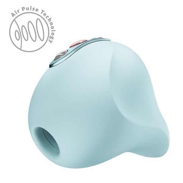Вакуумний стимулятор Fun Factory Seduction Ice Blue, 11 режимів роботи, перезаряджуваний &mdash; вакуумний вібратор, фото товару | купити в магазині Ass In Bath