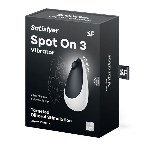 Вібратор Satisfyer Spot On 3 Black, компактний та потужний, 12 режимів &mdash; міні-вібратор, фото | купити онлайн у Ass In Bath