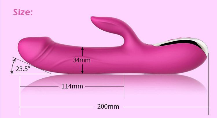 Вібратор-пульсатор Leten Automatical Thrusting Vibrator з підігрівом, що перезаряджається, 10 режимі