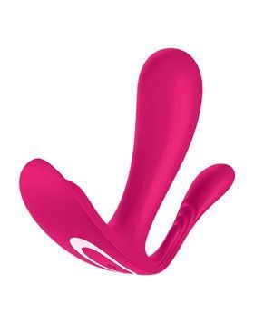 Подвійний смарт-вібратор у трусики Satisfyer Top Secret+ Pink &mdash; вібратор під одяг, фото | купити онлайн у Ass In Bath