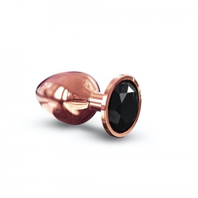 Металлическая анальная пробка с украшением в виде кристалла Dorcel - Diamond Plug Rose Gold L