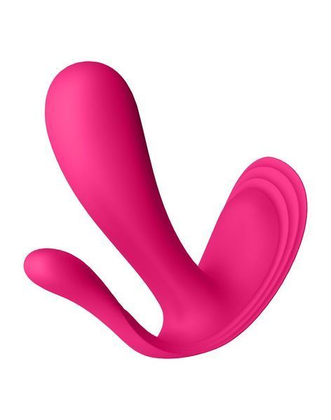 Подвійний смарт-вібратор у трусики Satisfyer Top Secret+ Pink &mdash; вібратор під одяг, фото | купити онлайн у Ass In Bath