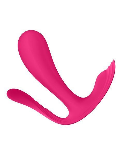 Подвійний смарт-вібратор у трусики Satisfyer Top Secret+ Pink &mdash; вібратор під одяг, фото | купити онлайн у Ass In Bath