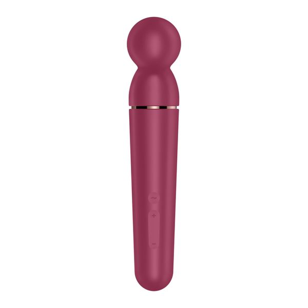 Вибромассажер Satisfyer Planet Wand-er Berry/Rosegold, очень мощный, беспроводной