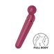 Вибромассажер Satisfyer Planet Wand-er Berry/Rosegold, очень мощный, беспроводной 1