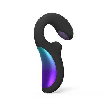 Кліторально-вагінальний звуковий стимулятор LELO Enigma Double Sonic Black &mdash; вакуумний вібратор, фото товару | купити в магазині Ass In Bath