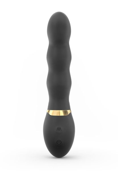 Вібратор ультрастимулювальний Dorcel Too Much Rechargeable Black, гнучкий і потужний, 3 вібромотори