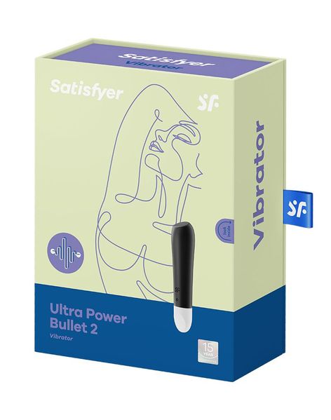 Вибропуля перезаряжаемая Satisfyer Ultra Power Bullet 2 Black