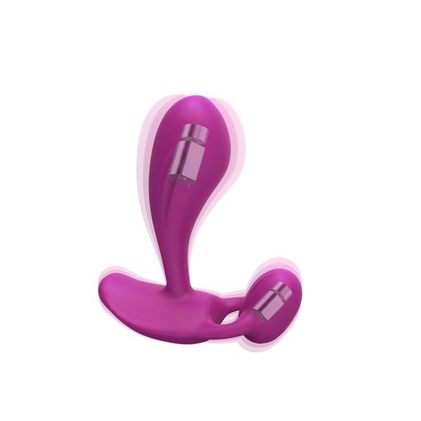 Вібратор Love To Love WITTY - SWEET ORCHID універсальний, точки G+P, пульт ДК &mdash; вібратор для точки G, фото | купити онлайн у Ass In Bath