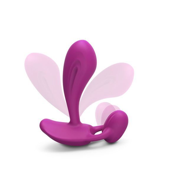 Вібратор Love To Love WITTY - SWEET ORCHID універсальний, точки G+P, пульт ДК &mdash; вібратор для точки G, фото | купити онлайн у Ass In Bath