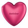 Вакуумний стимулятор-серце з вібрацією Satisfyer Cutie Heart Battery Series &mdash; вакуумний вібратор, фото товару | купити в магазині Ass In Bath