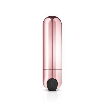 Віброкуля Rosy Gold &mdash; Nouveau Bullet Vibrator, перезаряджається &mdash; міні-вібратор, фото | купити онлайн у Ass In Bath